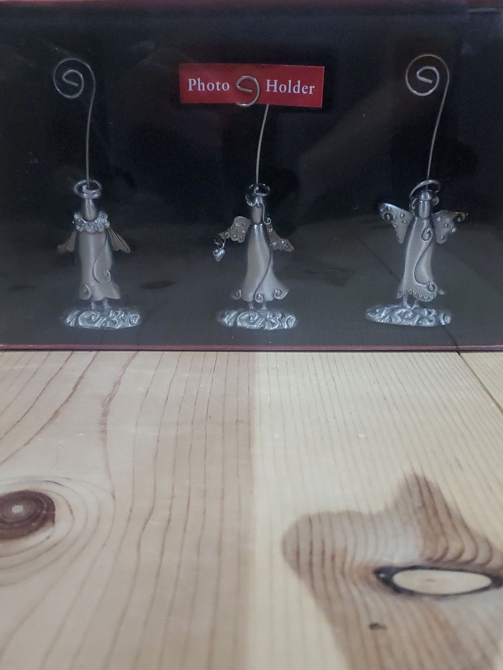 Nib Pewter Angel Photo Holders